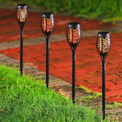 12LED 33LED 태양 화염 섬광 야외 깜빡임 기능 방수 태양 LED 라이트