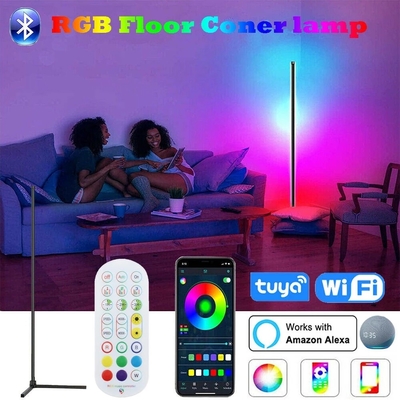 SMD5050 RGB 태양 주도하는 투광 조명등 장식 실내 서 있는 램프