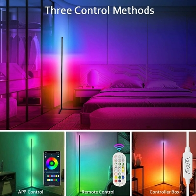 SMD5050 RGB 태양 주도하는 투광 조명등 장식 실내 서 있는 램프
