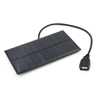야외 야영 휴대폰 USB 대전 장치에 대해 요금을 부과하는 1.65W 태양 충전기 태양 전지판 76*133MM 생산 태양력