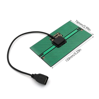 야외 야영 휴대폰 USB 대전 장치에 대해 요금을 부과하는 1.65W 태양 충전기 태양 전지판 76*133MM 생산 태양력