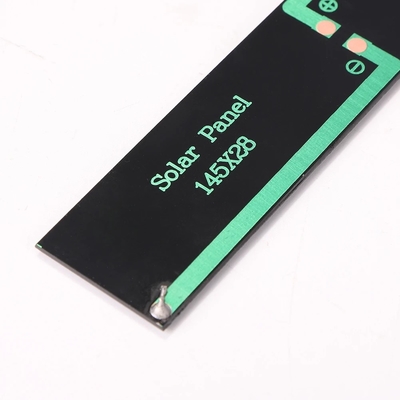파워 뱅크를 위한 0.5W 2.5V 145*28mm 야외 휴대용 태양 전지판 충전기